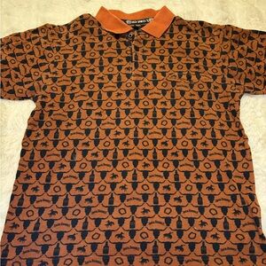 Jack Daniel's Orange and Black Graphic Shirt